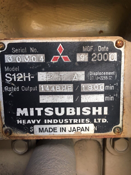 Máy Phát Điện Mitsubishi 1000kw/1250kva